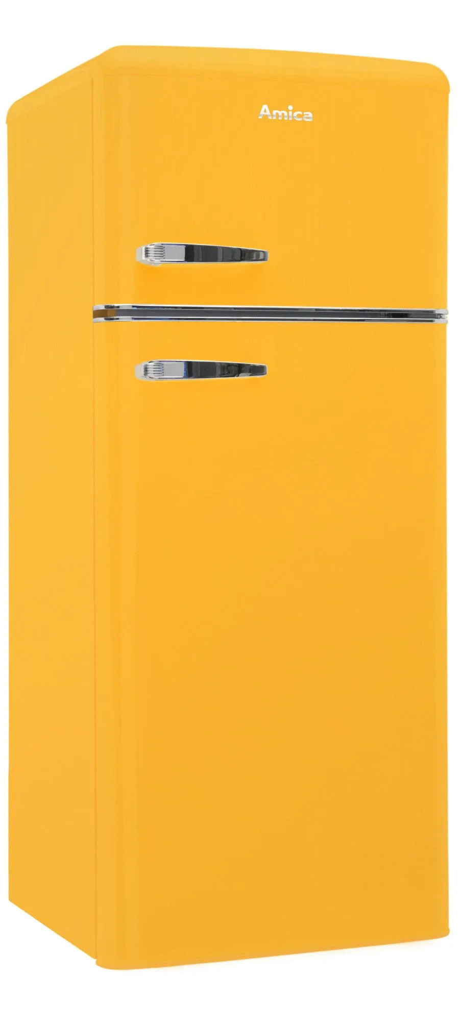 Amica KGC 15633 Gelb Retro Edition Kühl-Gefrier-Kombination - Ansary Verkauf®