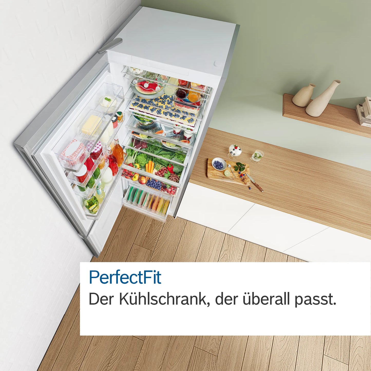 Bosch KGN36EICF Kühl-Gefrierkombination 308L Edelstahl NoFrost EEK C - Ansary Verkauf®