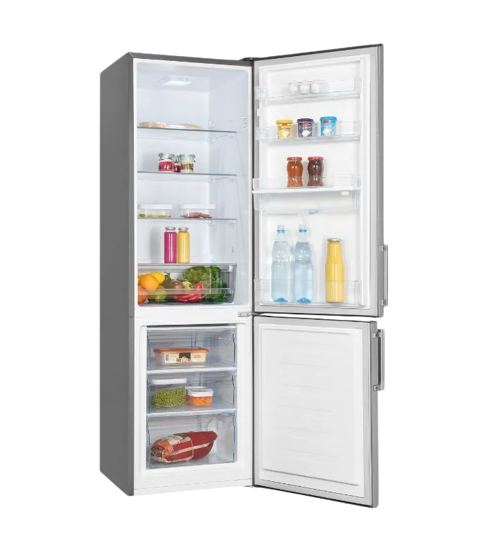 Exquisit KGC265-70-H-WS-010E Kühl-Gefrier-Kombination 265L Inoxlook - Ansary Verkauf®