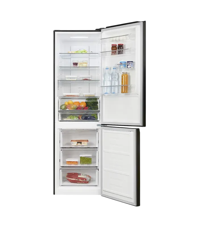 Exquisit KGC350-105-NF-040C Kühl-Gefrier-Kombination 350L Inoxlook Anthrazit NoFrost - Ansary Verkauf®