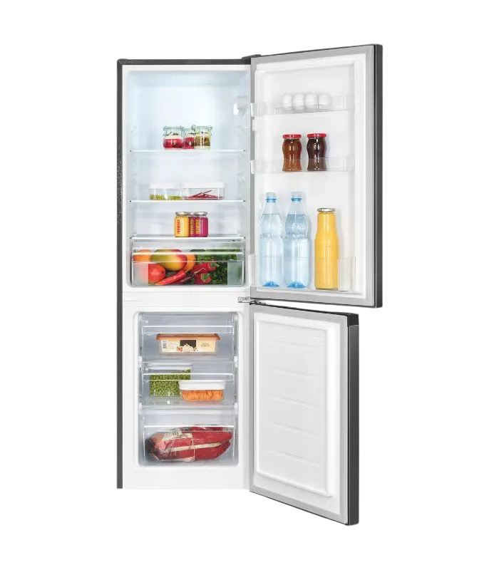 Exquisit KGC231-60-E-050C Kühl-Gefrier-Kombination 157L Inoxlook Anthrazit - Ansary Verkauf®