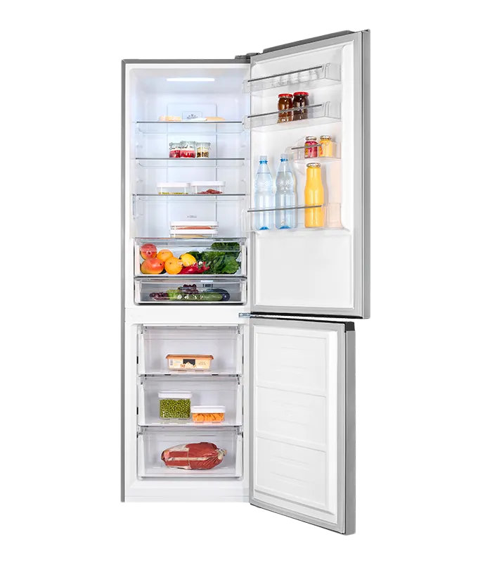 Exquisit KGC350-105-NF-040C Kühl-Gefrier-Kombination 350L Inoxlook NoFrost - Ansary Verkauf®