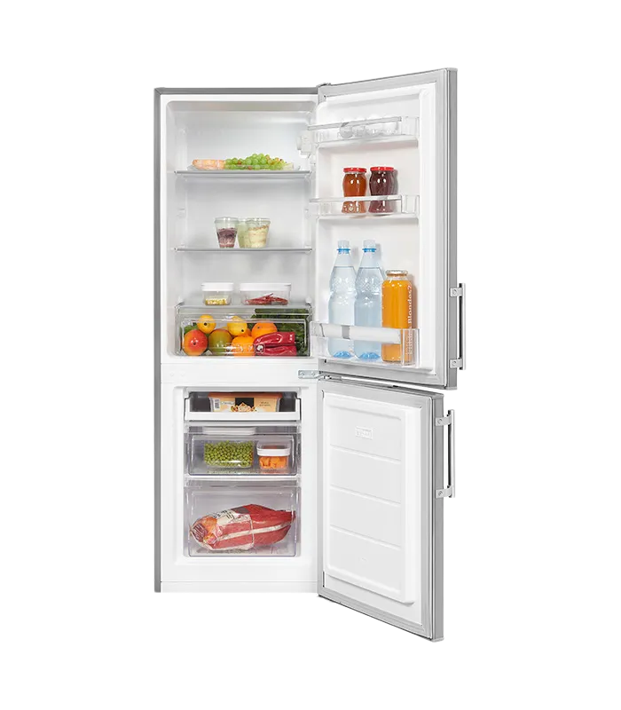 Exquisit KGC233-60-HE-040D Kühl-Gefrier-Kombination 173L Inoxlook - Ansary Verkauf®