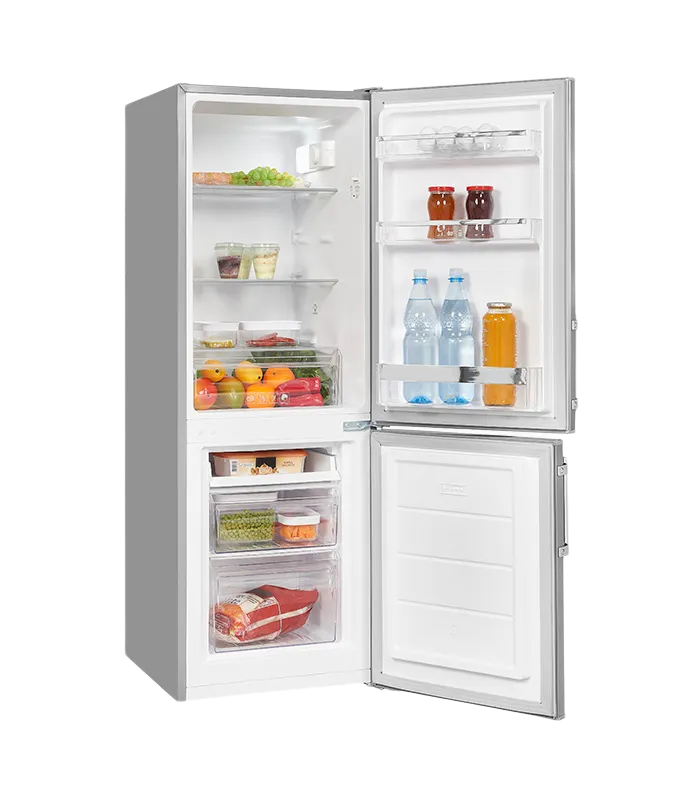 Exquisit KGC233-60-HE-040D Kühl-Gefrier-Kombination 173L Inoxlook - Ansary Verkauf®