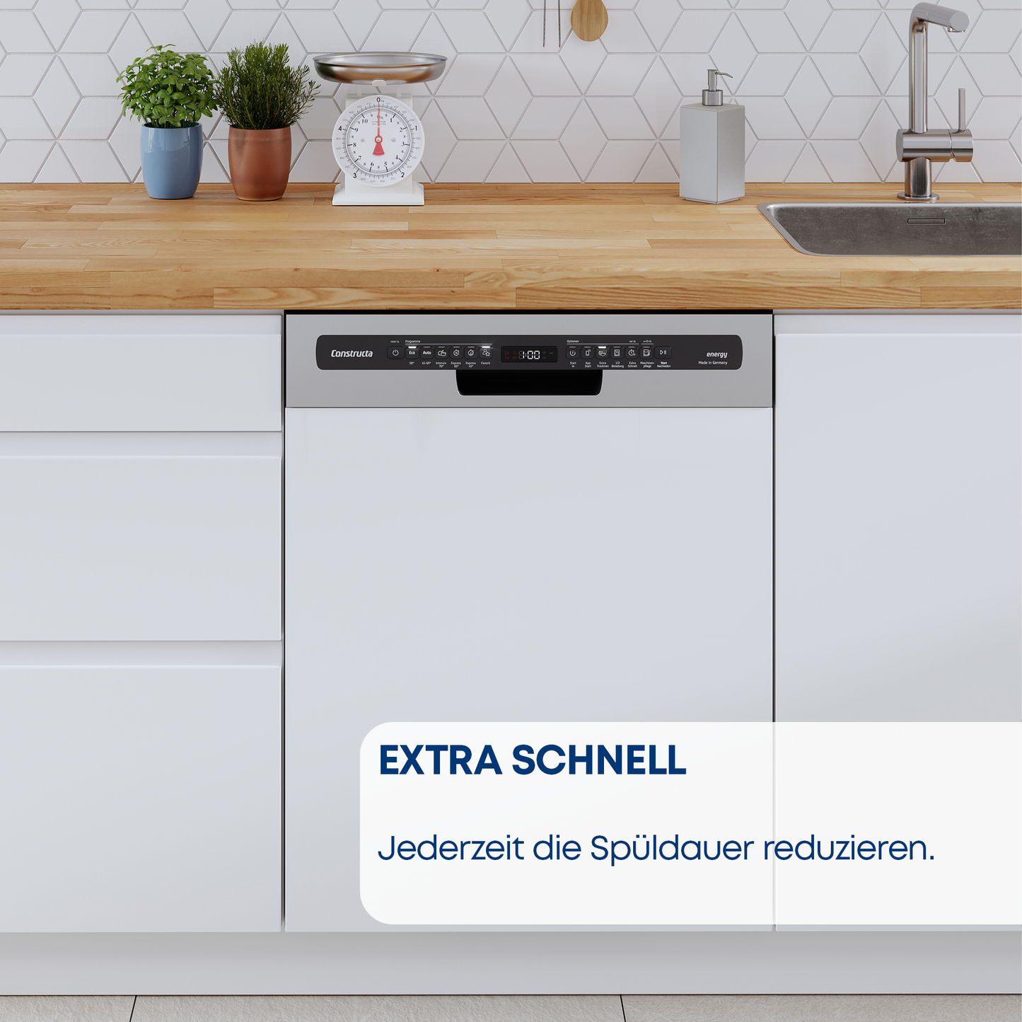 Constructa CP6US01HLD Geschirrspüler 45cm Edelstahl - Ansary Verkauf®