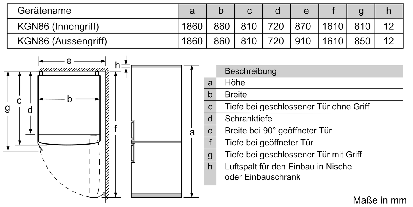 Bosch KGN86AIDR Kühl-Gefrier-Kombination XXL VitaFresh NoFrost - Ansary Verkauf®