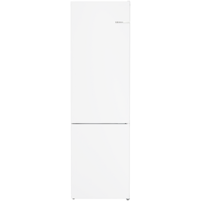 BOSCH Serie 4, Freistehende Kühl-Gefrier-Kombination mit Gefrierbereich unten, 203 x 60 cm, Weiß