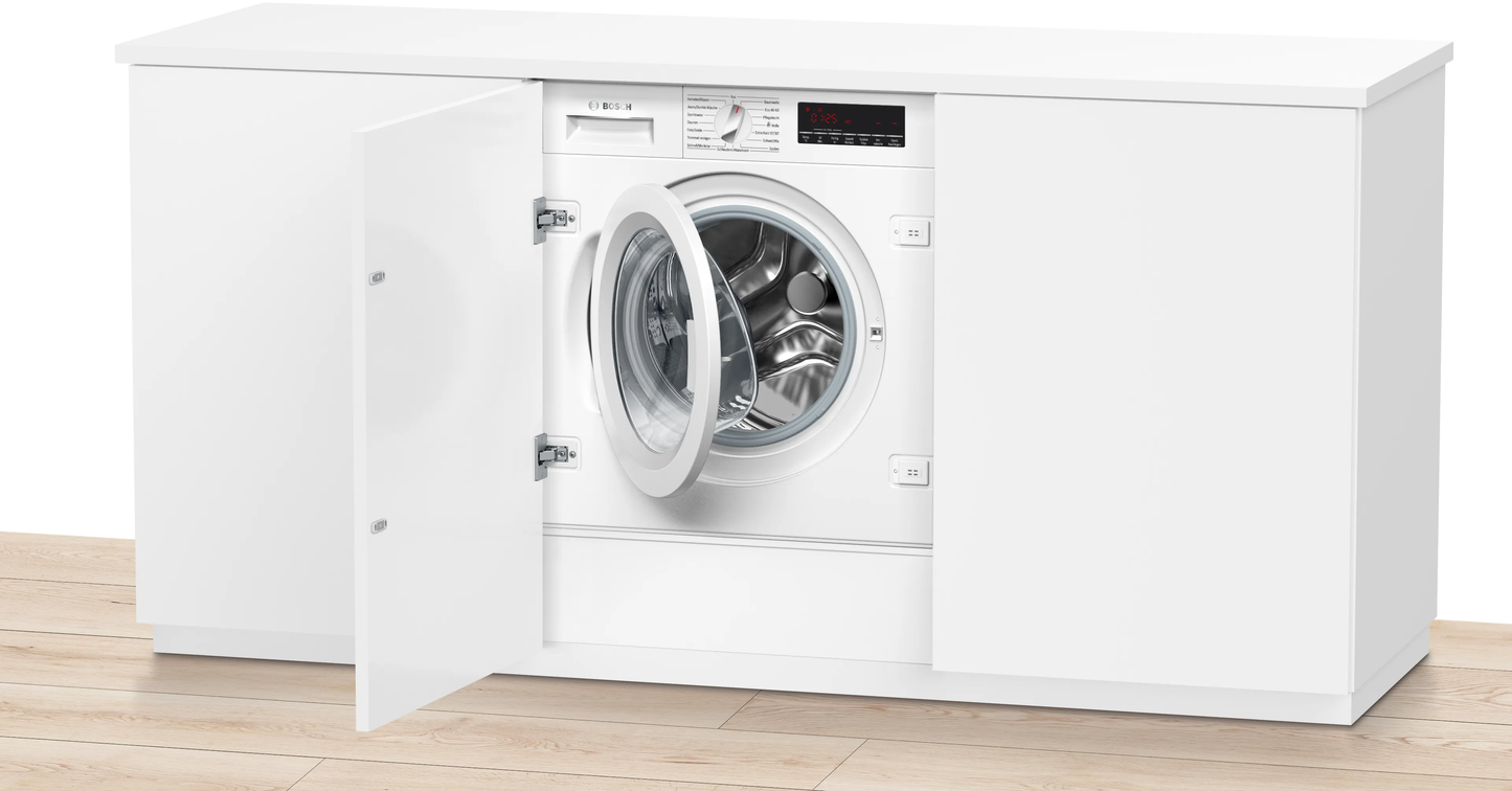Bosch Serie 8, Einbauwaschmaschine, 8 kg, 1400 U/min.