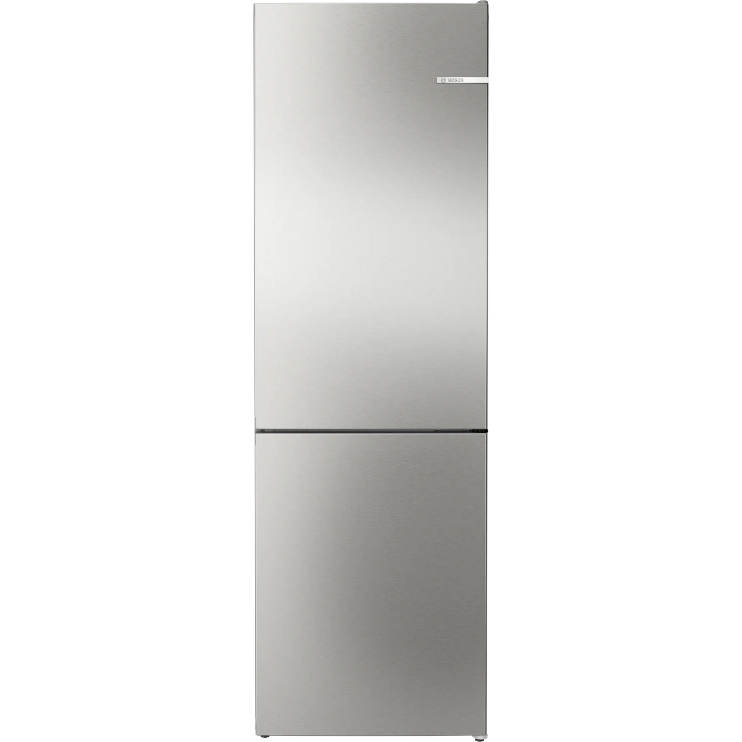 BOSCH EXCLUSIV Serie 4, Freistehende Kühl-Gefrier-Kombination mit Gefrierbereich unten, 186 x 60 cm, Edelstahl (mit Antifingerprint)