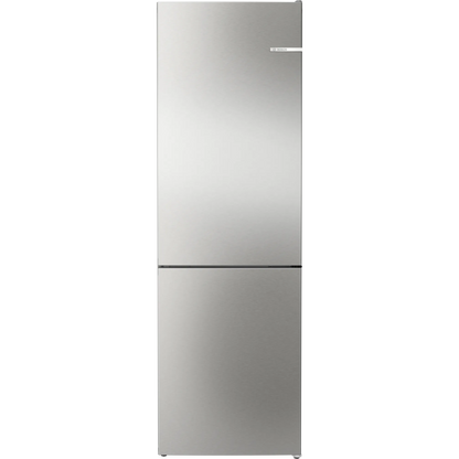 BOSCH EXCLUSIV Serie 4, Freistehende Kühl-Gefrier-Kombination mit Gefrierbereich unten, 186 x 60 cm, Edelstahl (mit Antifingerprint)