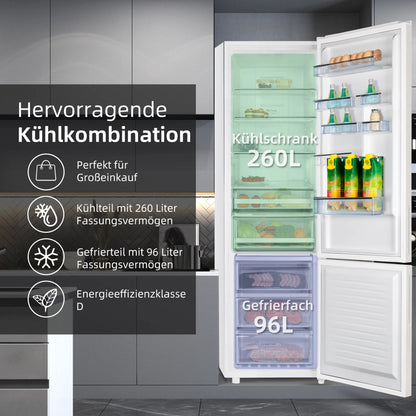 CHiQ GCB377NEIDW Kühl-Gefrier-Kombination NoFrost Inverter - Ansary Verkauf®
