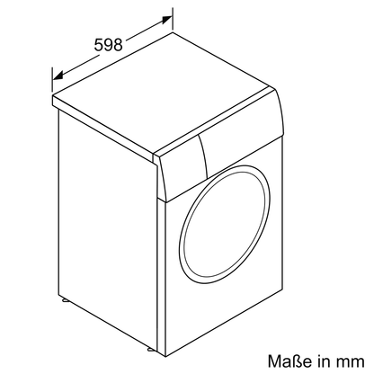 CONSTRUCTA Waschmaschine, 7 KG, 1200 U/MIN.
