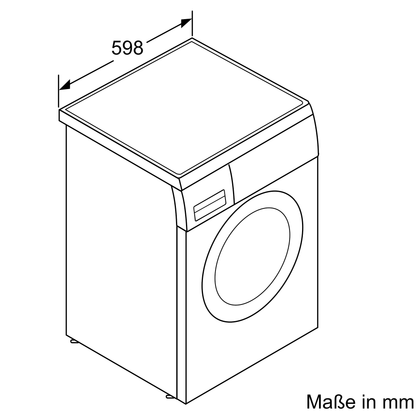 CONSTRUCTA Waschmaschine, Unterbaufähig, , 9 KG, 1400 U/MIN.