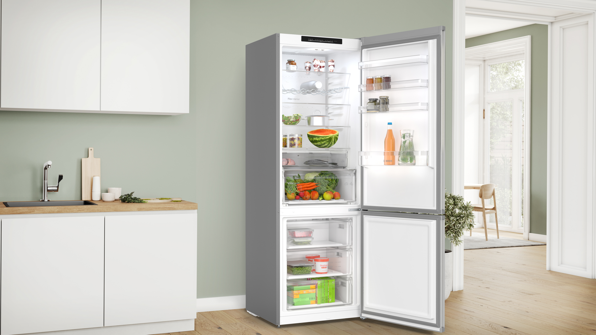 Bosch KGN492IAF Kühl-Gefrier-Kombination Serie 4 NoFrost VitaFresh - Ansary Verkauf®