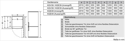 BOSCH EXCLUSIV Serie 6, Freistehende Kühl-Gefrier-Kombination mit Gefrierbereich unten, 201 x 60 cm, Edelstahl-Optik