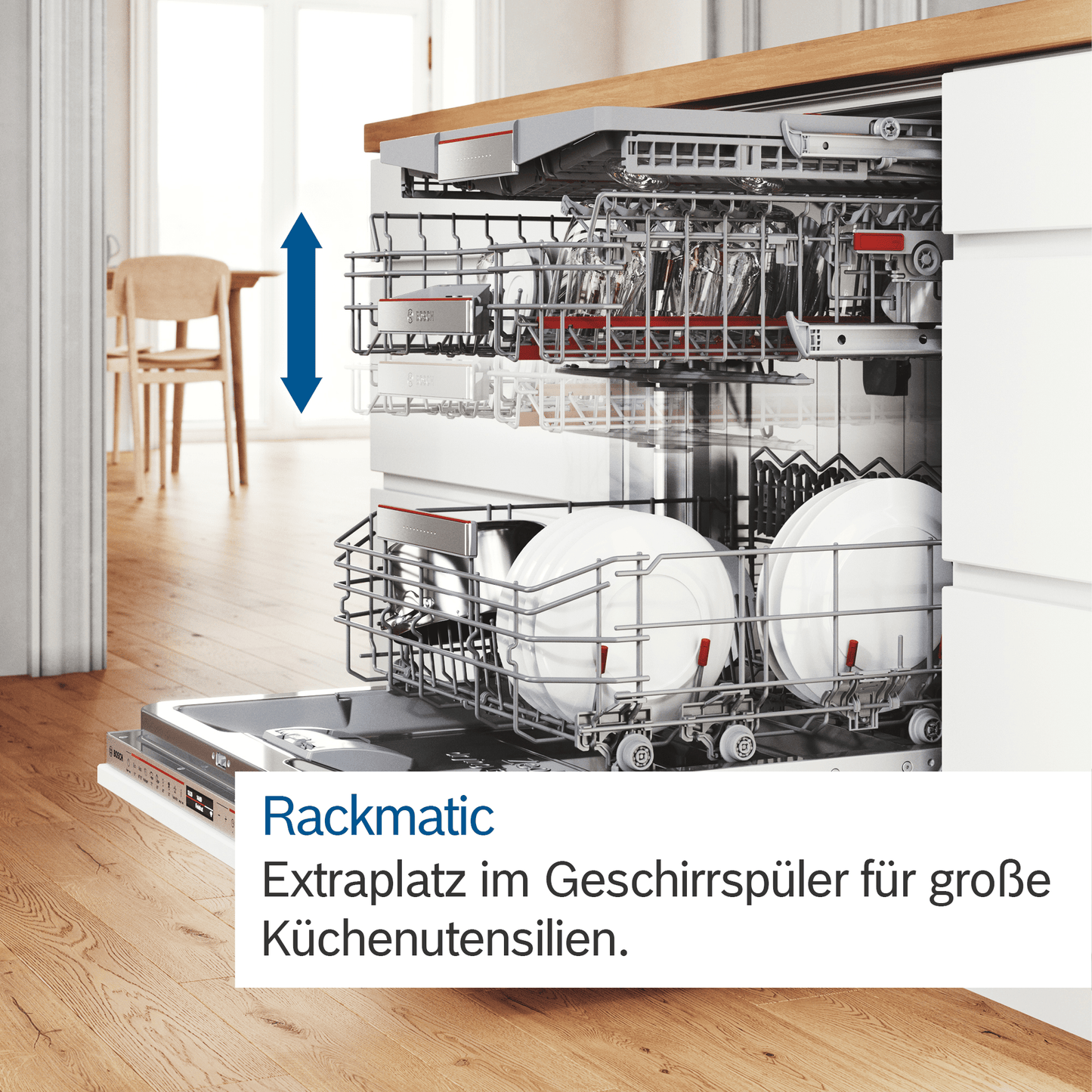 BOSCH Serie 4, Unterbau-Geschirrspüler, 60 cm, Gebürsteter Stahl