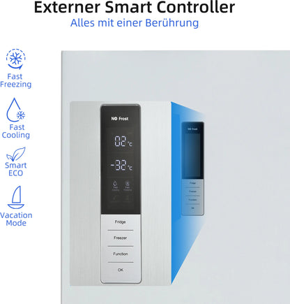 CHiQ GCB377NEIDW Kühl-Gefrier-Kombination NoFrost Inverter - Ansary Verkauf®