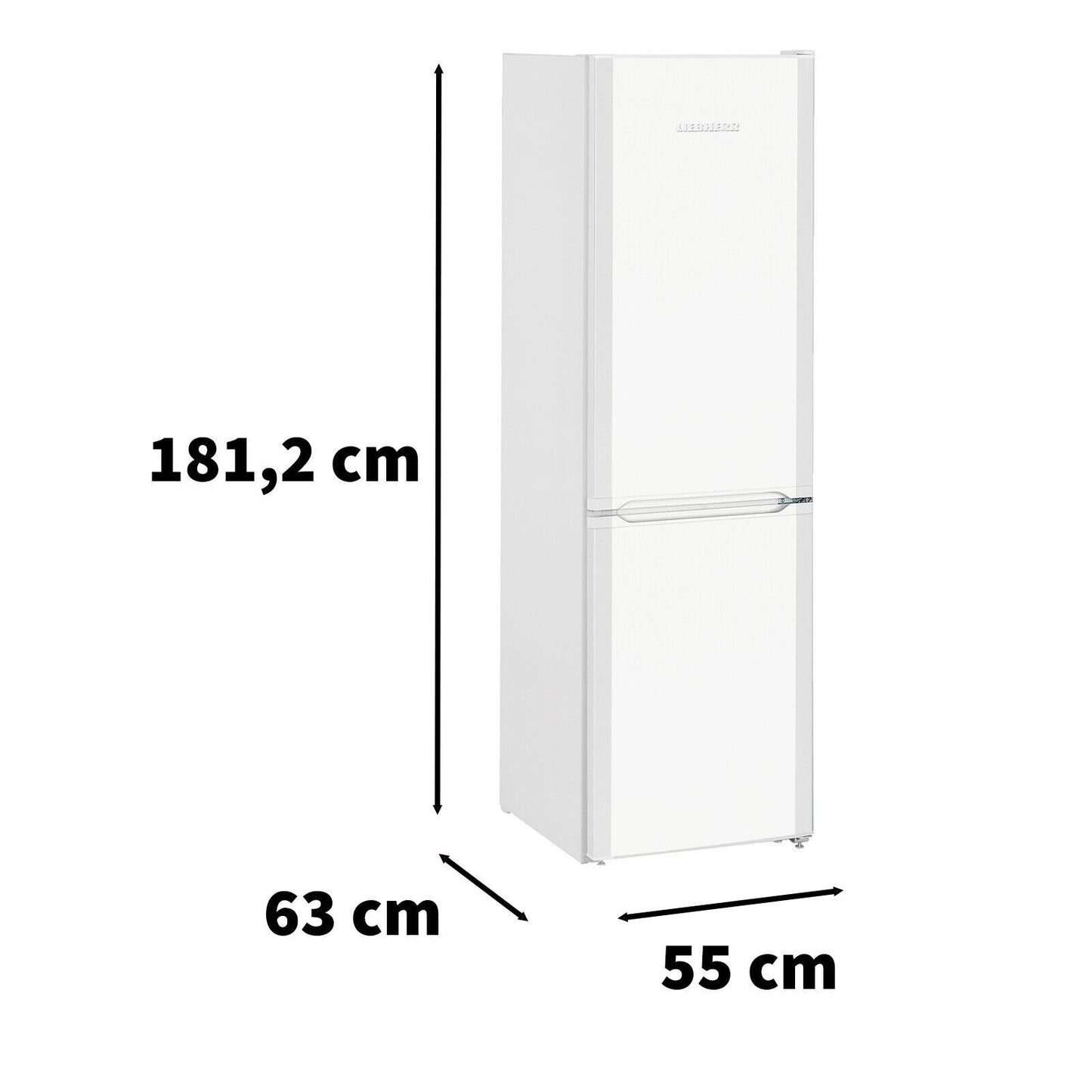 Liebherr KGW1855-3E Kühl- und Gefrierkombination weiß